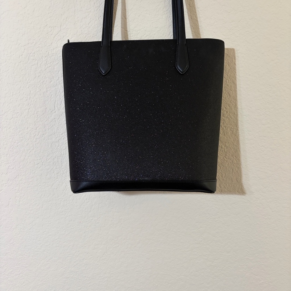 kate spade Black Leather tinsel Tote - Picture 3 of 13